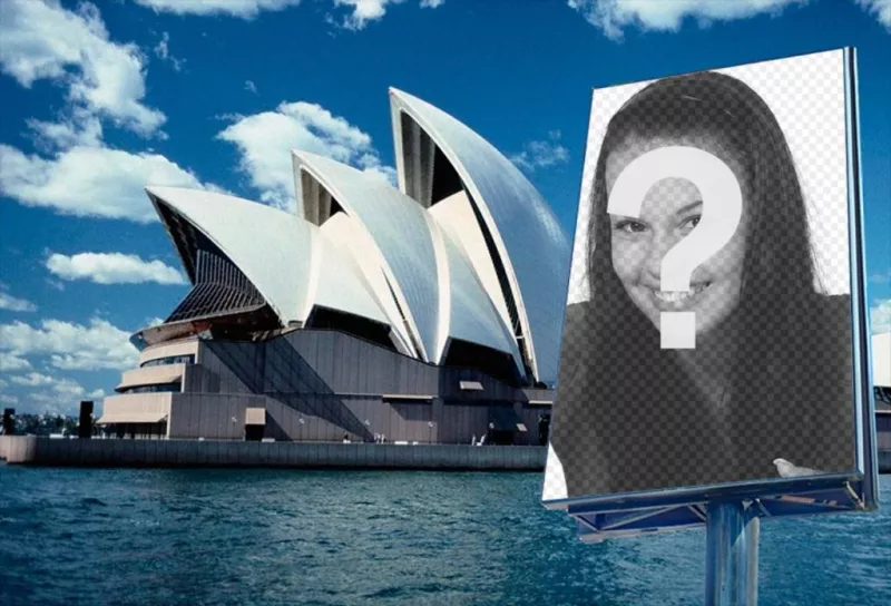 Appear in a promotional billboard in the Sydney Opera House. ..