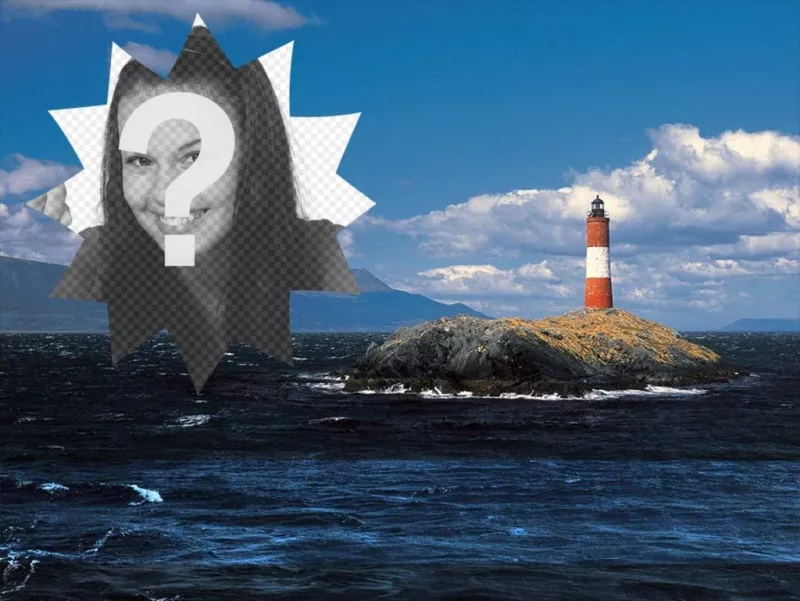 Postcard of the sea in Ushuaia, Tierra del Fuego ..
