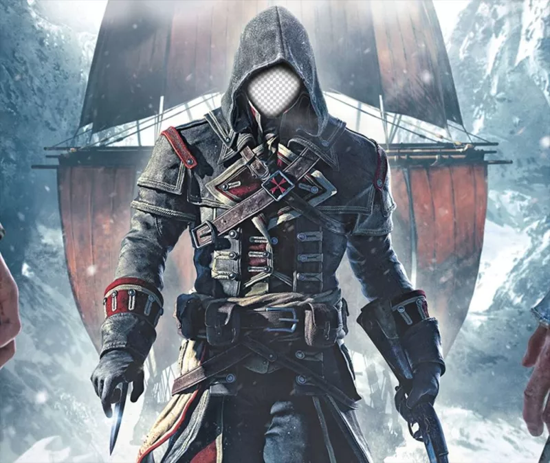 Photomontage of Assassins Creed to put your face on the character ..