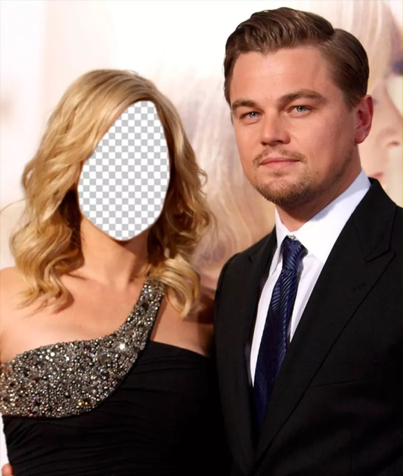 Photomontage to pose with Leonardo DiCaprio with your face ..