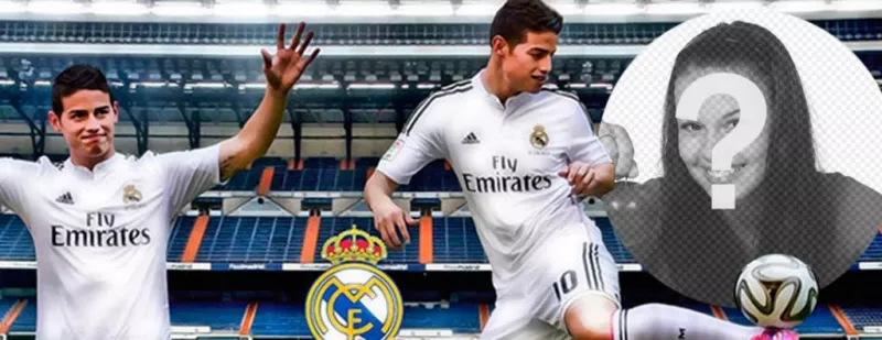 Cover photo for Facebook with James Rodriguez ..