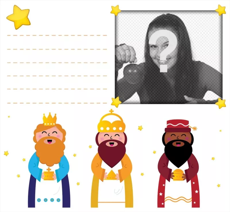 Customizable letter to the Three Kings ..