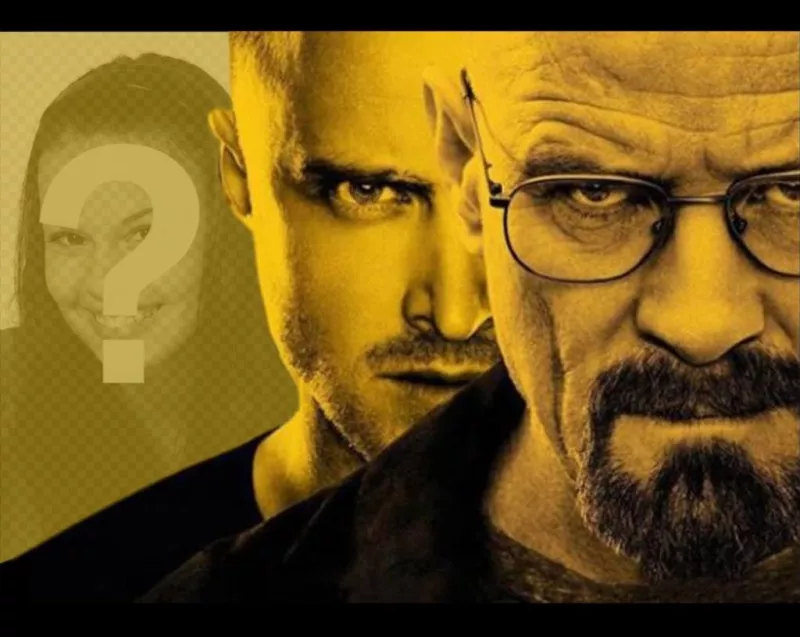 Add your face to this photo effect of the famous series Breaking Bad ..