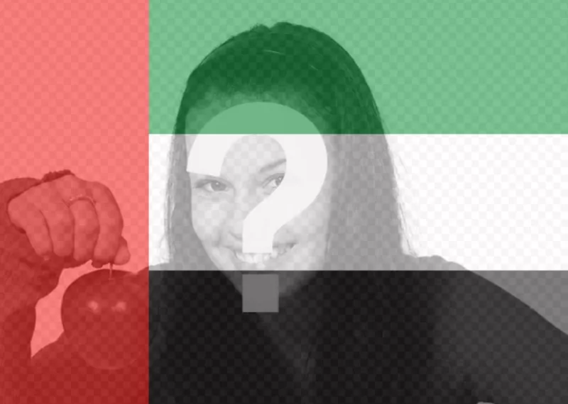 Effect of Arab Emirates Flag on your images ..