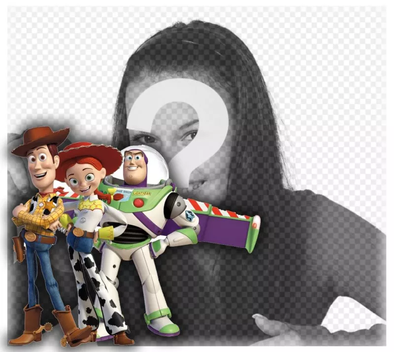 Toy Story characters on your photos with this online effect ..