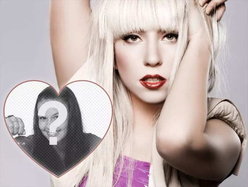 Photo effect for fans of Lady Gaga to edit ..