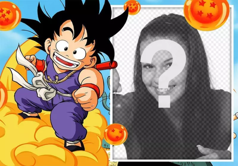 Photomontages and frames with Son Goku ..