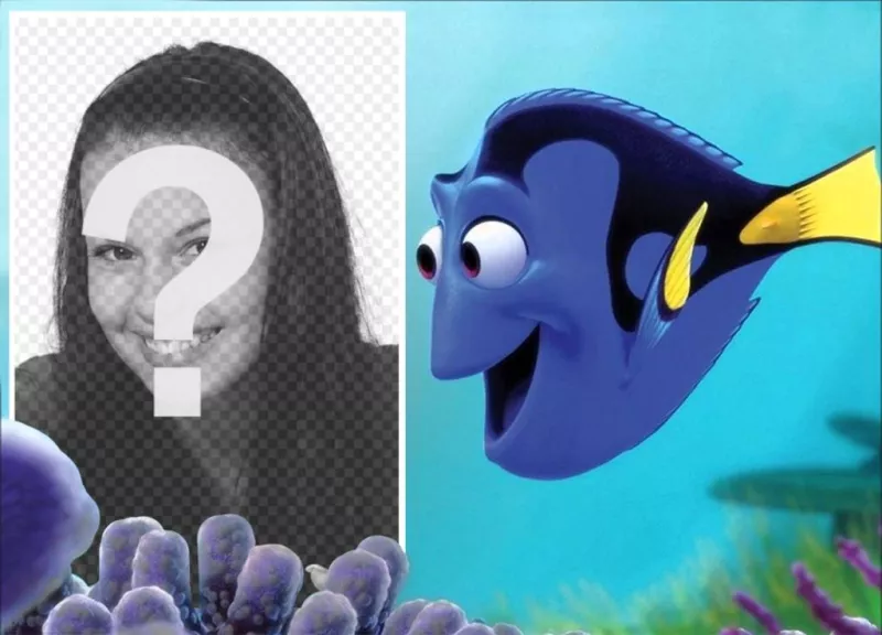 Customizable effect with Dory of Finding Nemo ..