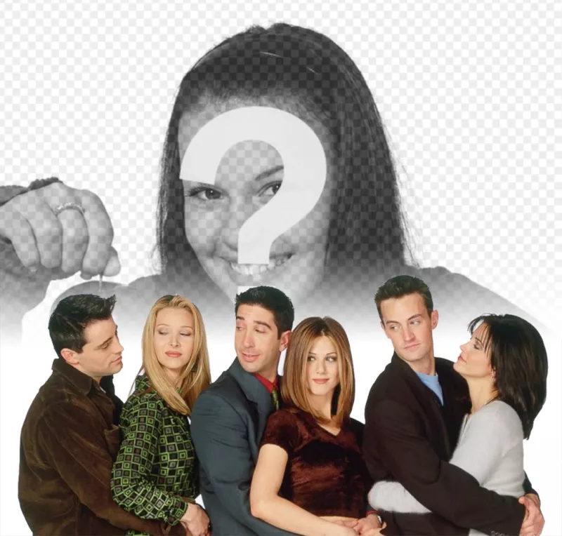 Your photo with the characters of Friends in this photo effect ..