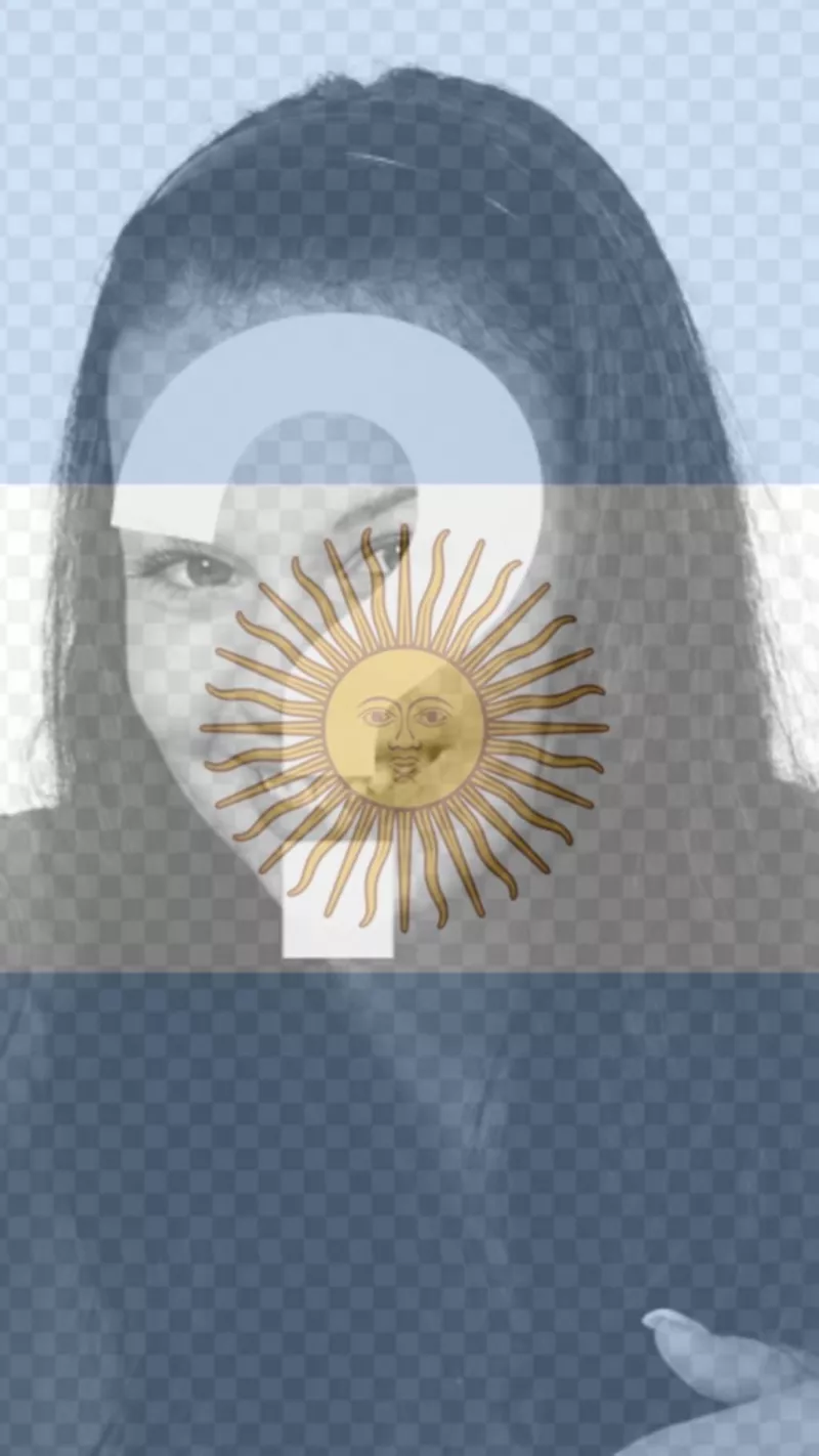 Filter for your photo Flag of Argentina to use as wallpaper ..