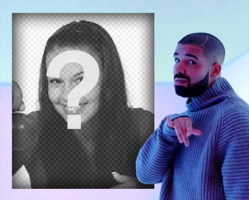 Effect for your photo with Drake in his music video Hotline bling ..