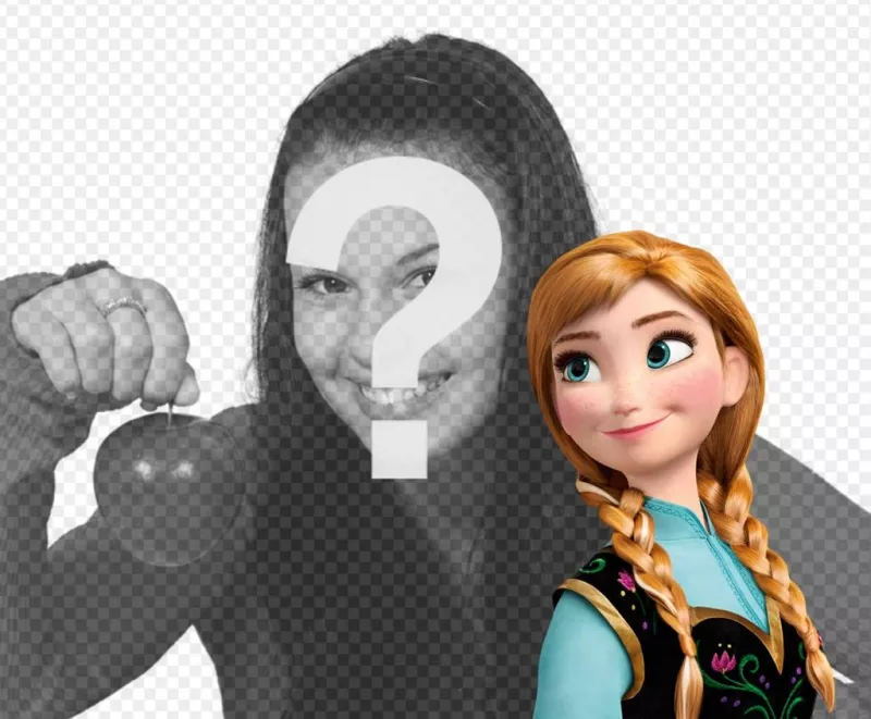 Princess Anna from Frozen in your photos with this free effect ..