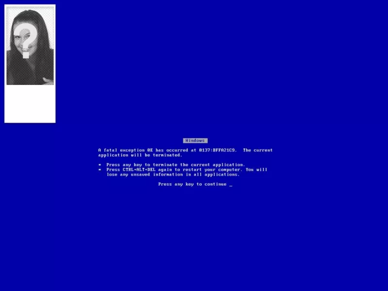 Get your own twitter background of the windows blue screen BSOD,  personalize with your..