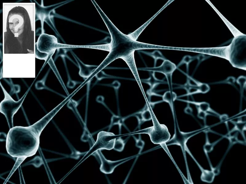 Background for twitter of neural connections customizable with your own..