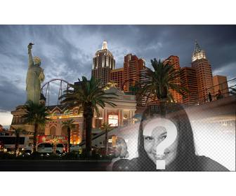 photomontage to make collage with new rk city in vegas