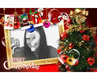beautiful christmas card with christmas decorations gifts pictures of santa claus and gifts stop christmas cards with ur photo