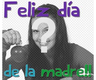 greeting card for mother039s day in spanish with text feliz dia madre