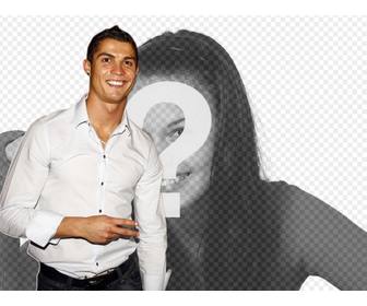 Photo montage to put your photo with Cristiano Ronaldo.