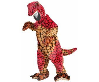 create photomontages with this photograph of child dressed in an orange dinosaur