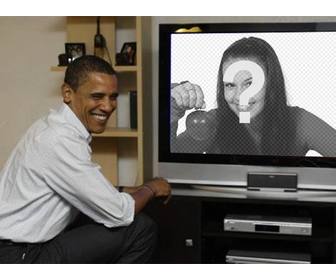 photomontages with barack obama