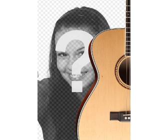 photomontage to put spanish guitar in photo and add text online
