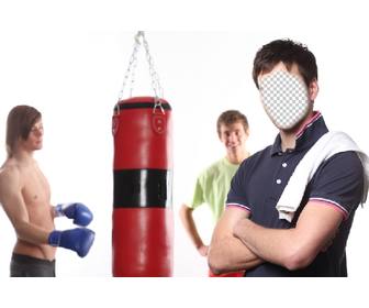 photomontage to become boxing trainer