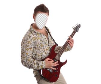 photomontage to be an exotic guitarist with ur photo online