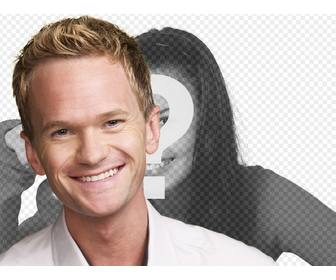 photomontage of barney from how i met ur mother to personalize with ur photo and text