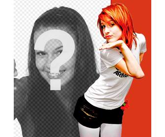 photomontage with hayley williams paramore039s singer