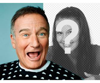 smile with robin williams with this photomontage of the actor