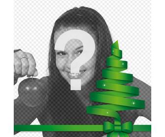 christmas tree vector to decorate ur photo