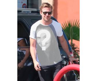 put ur picture on the t-shirt of ryan gosling