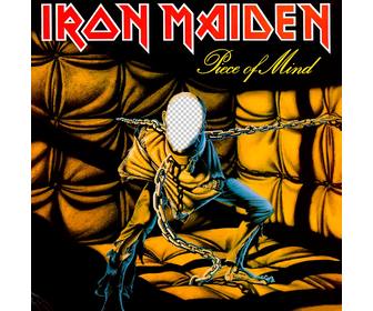 photomontage of the cd cover of iron maiden to add ur face
