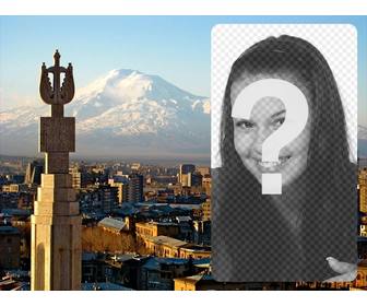 collage with the city of yerevan