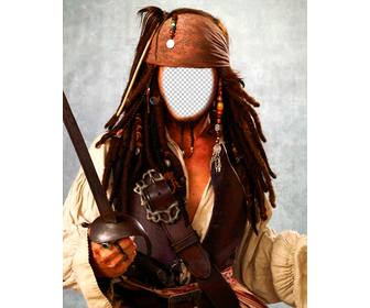 face in hole of captain jack sparrow