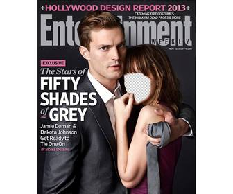 photomontage of fifty shades of grey with ur photo