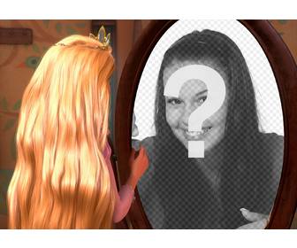 photomontage to put ur photo in the reflection of rapunzel