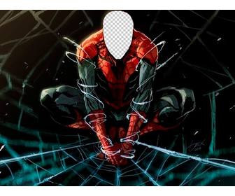 photo effect of spiderman to do with ur face