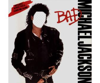 be michael jackson on the cover of his album bad