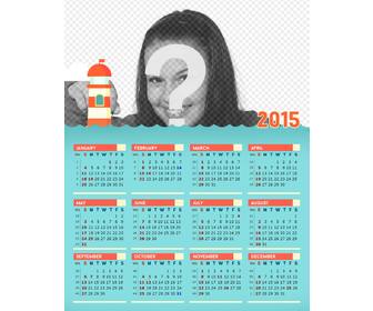 children calendar of 2015 for the us