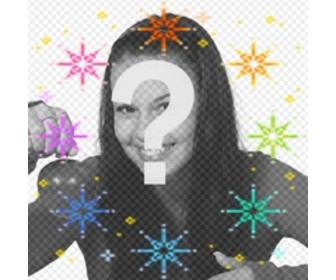 make ur avatar more funny with this animation of color stars