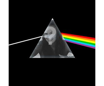 photomontage with pink floyd cd cover