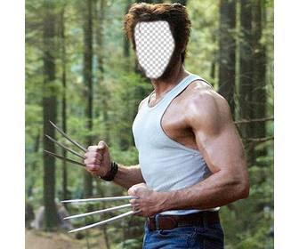 become in wolverine from the movie x men with this mounting