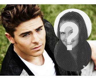 will u go out with zac efron online photomontage to put ur photo with actor zac efron