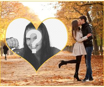 love photomontage to put ur photo with couple kissing