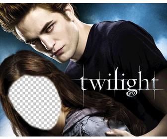 photomontage to appear on the poster of the movie twilight as bella