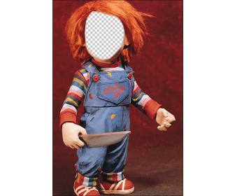 photomontage of chucky to put ur face