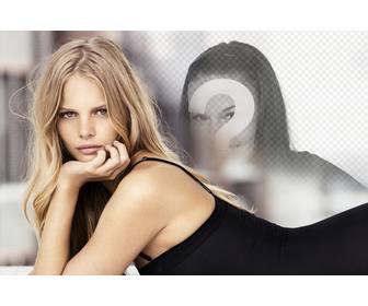 photomontage with marloes horst to put ur picture next to it
