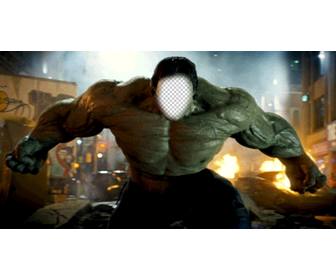 online effect to be hulk in movie scene