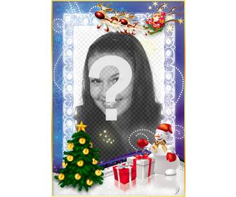 free christmas template to personalize with ur photo online